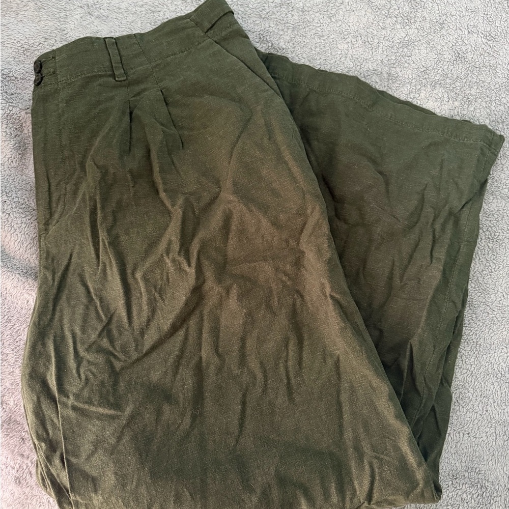 Olive Green Women’s Dress Pants